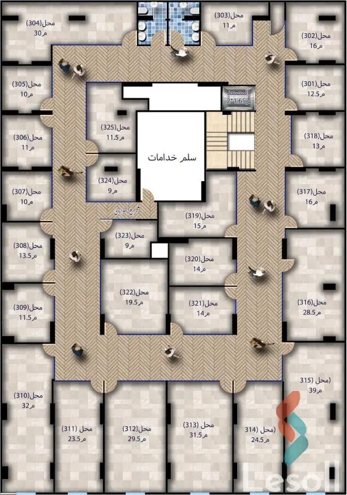 كافية للبيع بمساحة 114 متر في الاسكندرية 