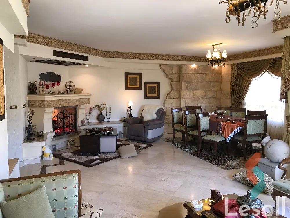 دوبلكس للايجار الشهري بمساحة 425 متر و 5 غرف في المقطم القاهرة