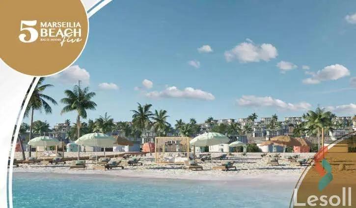 شالية للبيع بمساحة 95 متر و غرفتان في  راس الحكمة مطروح