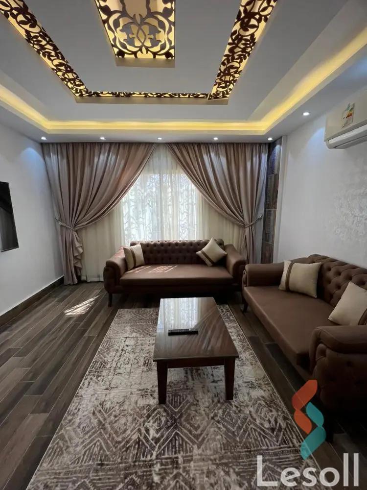 Apartment for yearly rent with an area 80 meters and 2 room in Rehab Cairo 