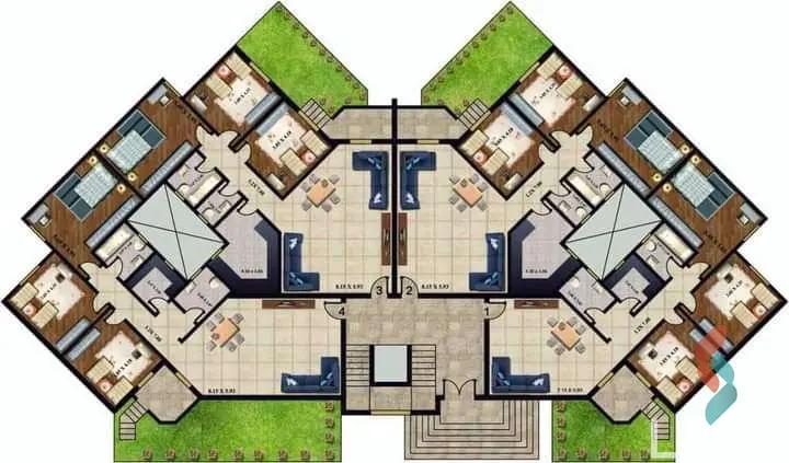 شقة للبيع بمساحة 155 متر و 3 غرف في  العاشر من رمضان الشرقية