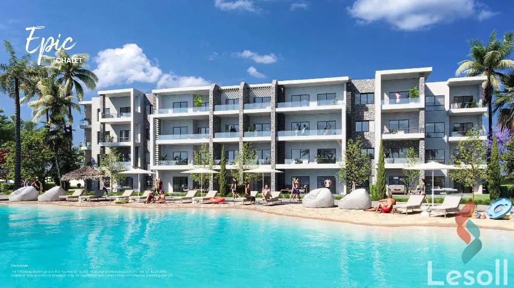 Chalet for sale with an area 105 meters and 2 room in  North Coast Alexandria  - All Images