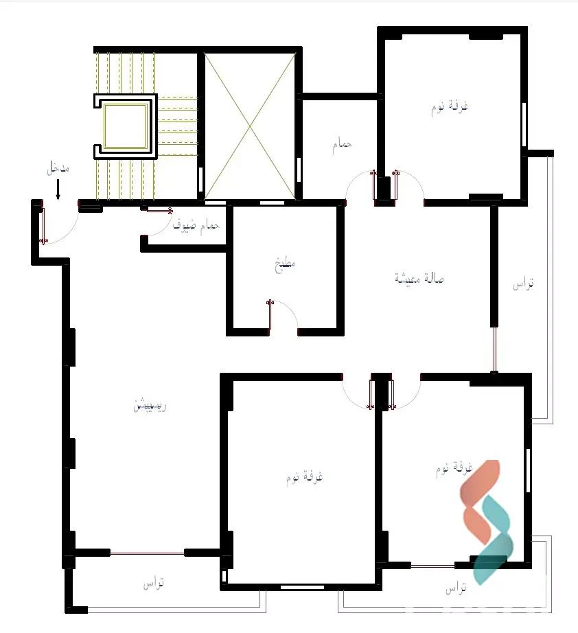 شقة للبيع بمساحة 185 متر و 3 غرف في  6 اكتوبر الجيزة
