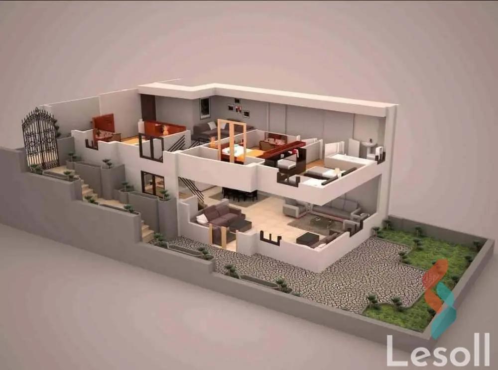 دوبلكس للبيع بمساحة 350 متر و 5 غرف في  مدينة بدر القاهرة