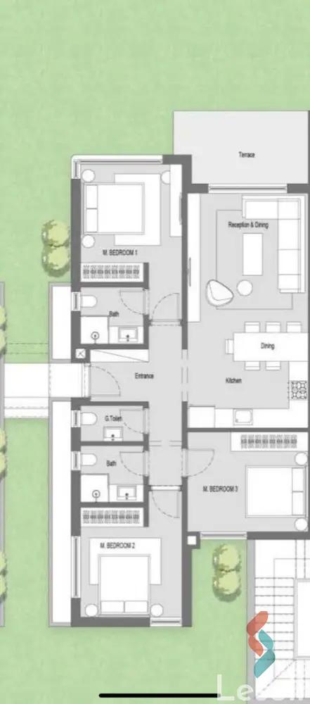 Chalet for sale with an area 116 meters and 3 rooms in  North Coast Alexandria  - Image 2