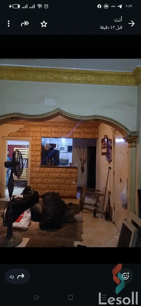 شقة للايجار الشهري بمساحة 80 متر و 4 غرف في ميدان الجيزة الجيزة