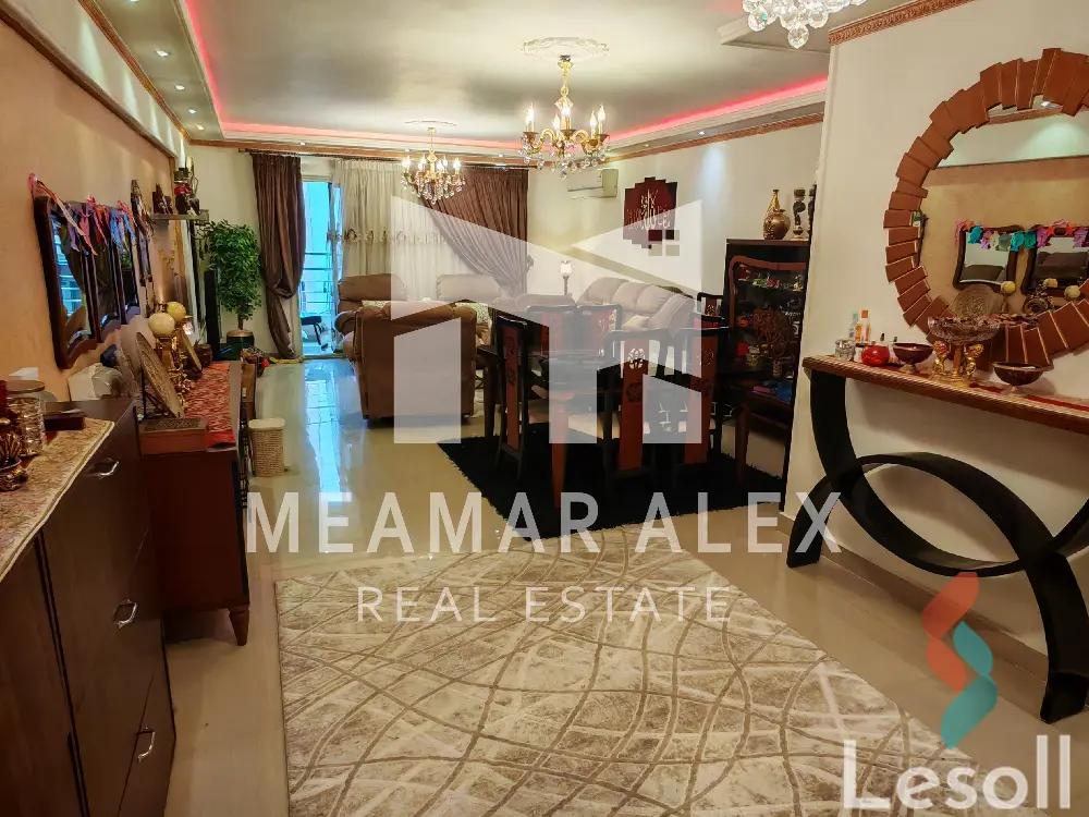 Apartment for sale with an area 158 meters and 3 rooms in  Smouha Alexandria 