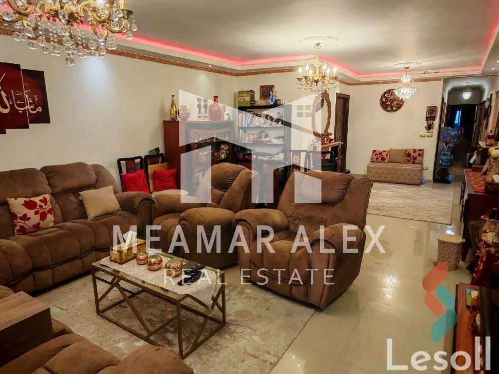 Apartment for sale with an area 158 meters and 3 rooms in  Smouha Alexandria 
