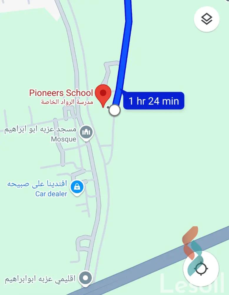 ارض مبانى للبيع بمساحة 310 متر في الباجور المنوفية 