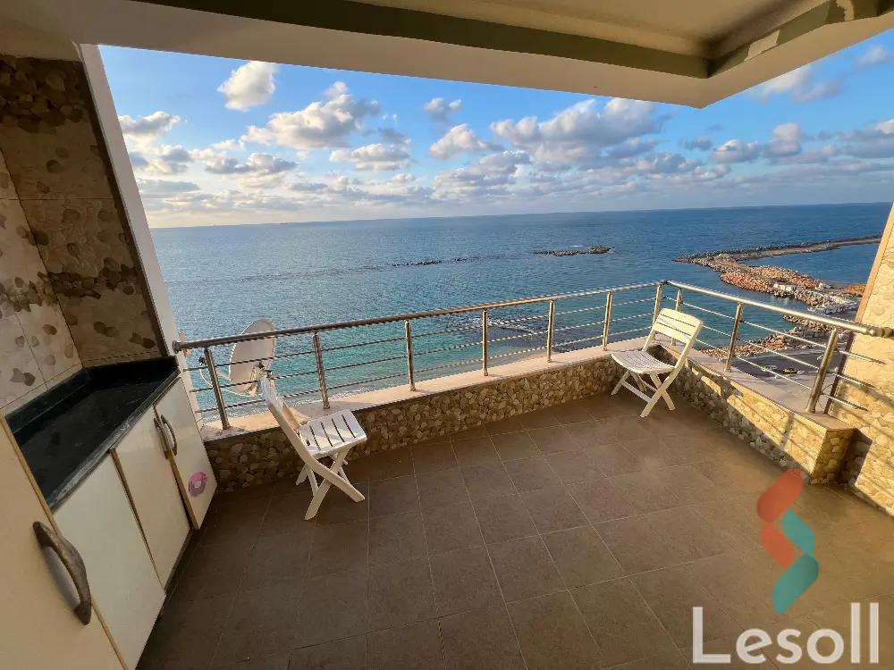 Apartment for yearly rent with an area 260 meters and 3 rooms in Snumberi Gaber Alexandria 