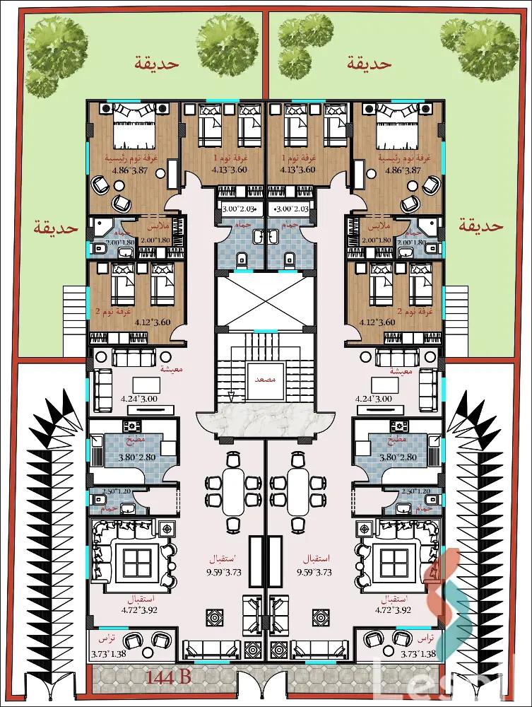 شقة للبيع بمساحة 230 متر و 3 غرف في  التجمع الخامس - القاهرة الجديدة القاهرة - صورة 3