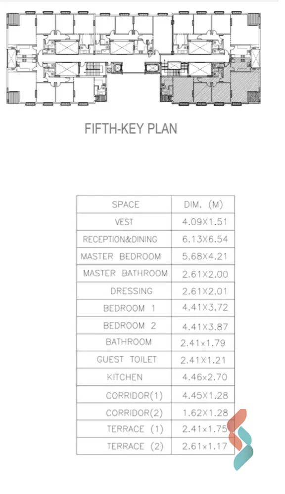 Apartment for sale with an area 190 meters and 3 rooms in  Capital New Cairo  - All Images