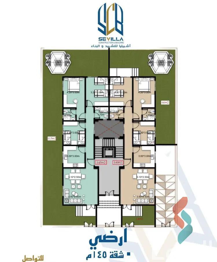 شقة للبيع بمساحة 175 متر و 3 غرف في  القاهرة الجديدة القاهرة - صورة 4