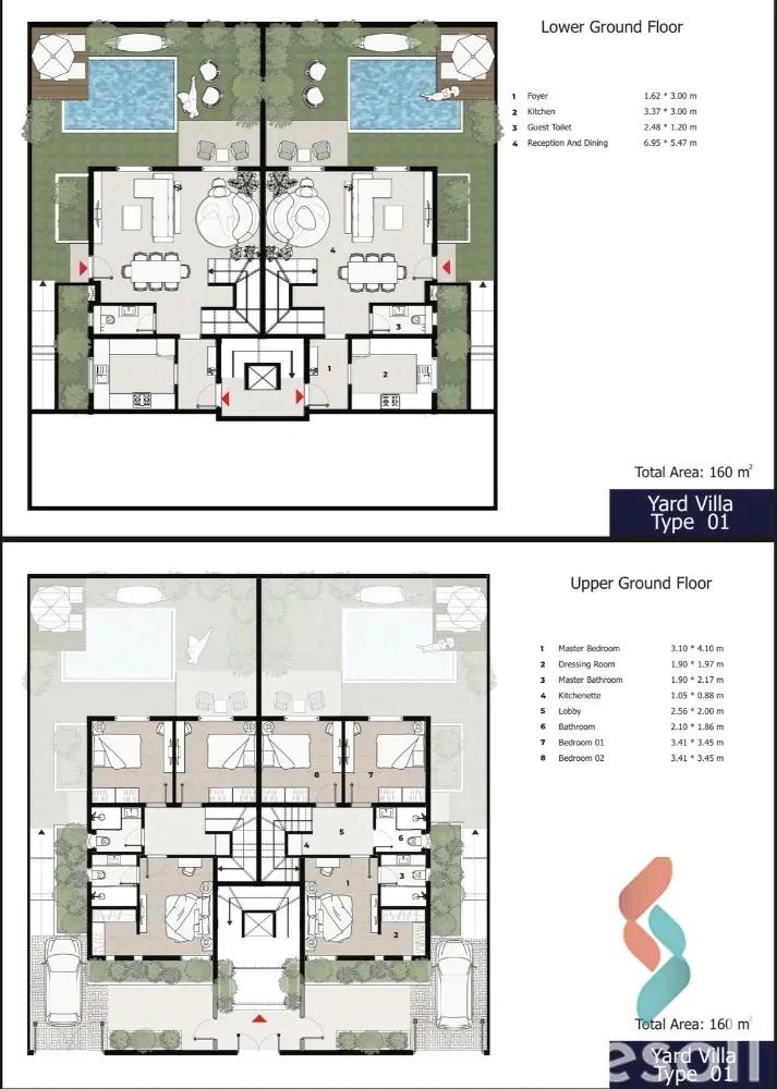 فيلا للبيع بمساحة 200 متر و 4 غرف في  الشيخ زايد الجيزة