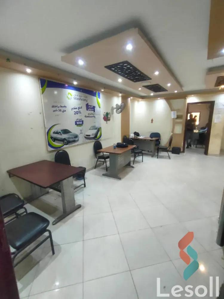 مكتب للايجار الشهري بمساحة 160 متر في شبرا الخيمة القليوبية 