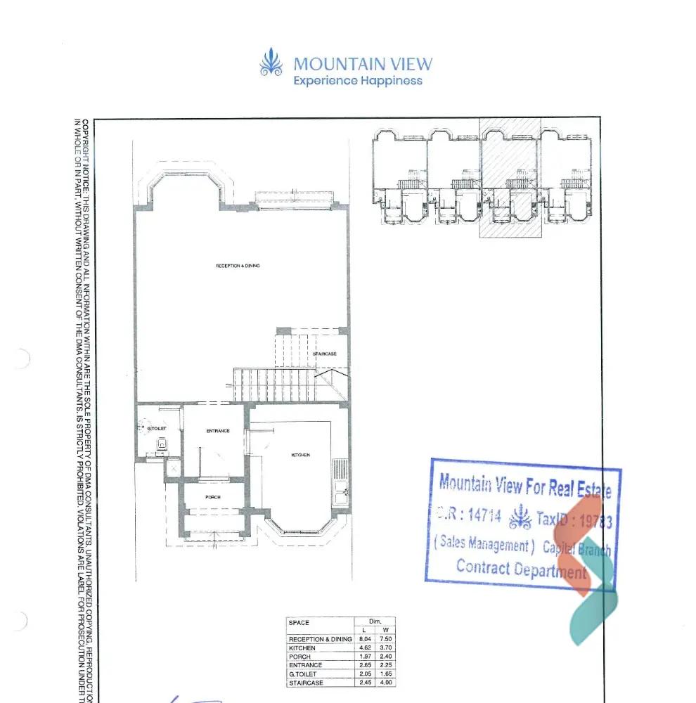 Townhouse for sale with an area 185 meters and 3 rooms in  October 6 Giza  - All Images