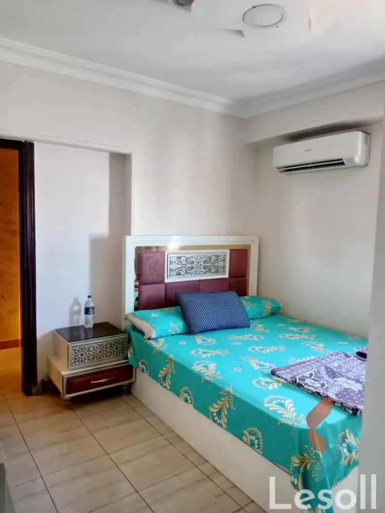 Apartment for daily rent with an area 110 meters and 2 room in Snumberi Gaber Alexandria 