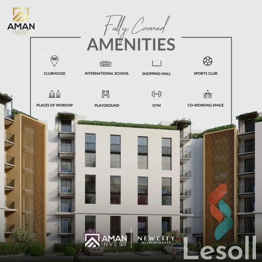 شقة للبيع بمساحة 90 متر و 3 غرف في  حدائق اكتوبر الجيزة