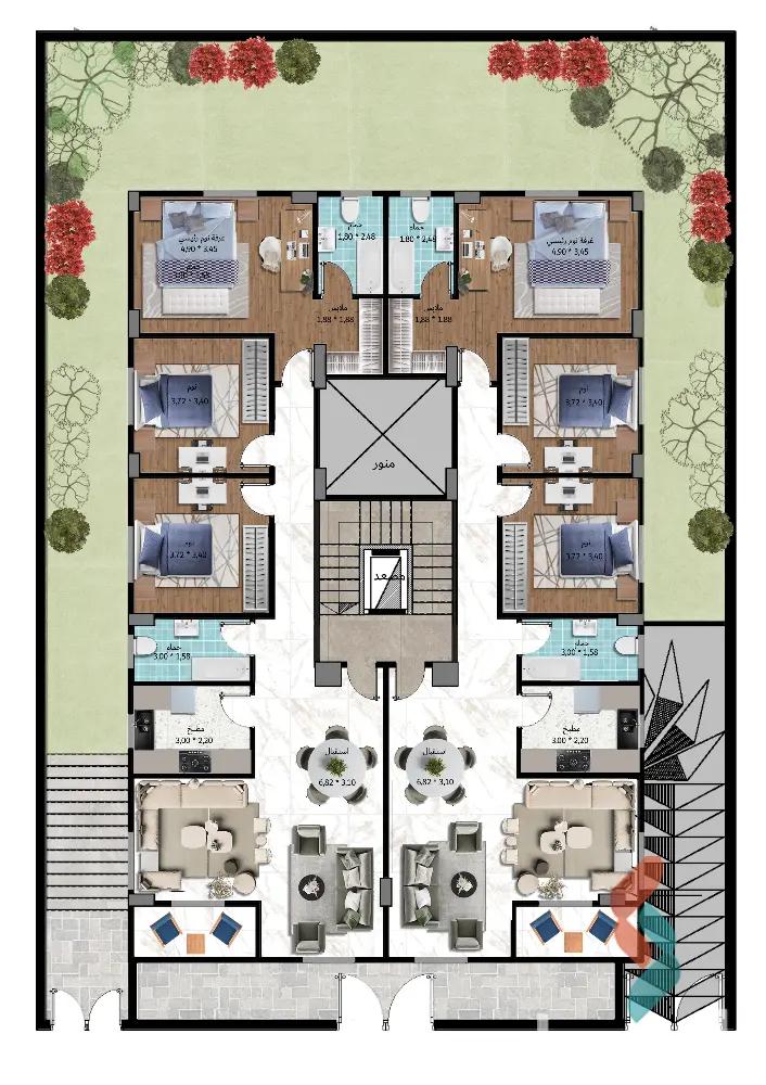 شقة للبيع بمساحة 170 متر و 3 غرف في  التجمع الخامس - القاهرة الجديدة القاهرة - صورة 2