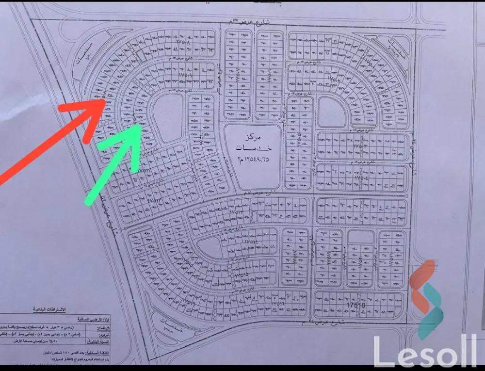 ارض مبانى للبيع بمساحة 209.500 متر في العبور القليوبية 