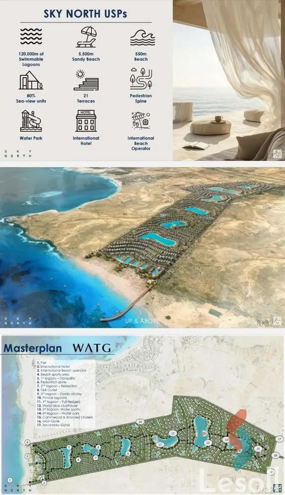 شقة للبيع بمساحة 130 متر و غرفتان في  مرسى مطروح مطروح