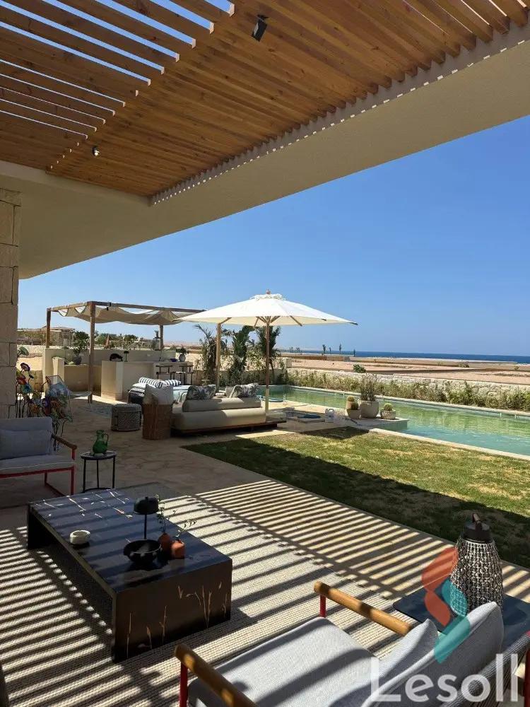 شقة للبيع بمساحة 120 متر و غرفتان في  راس الحكمة مطروح