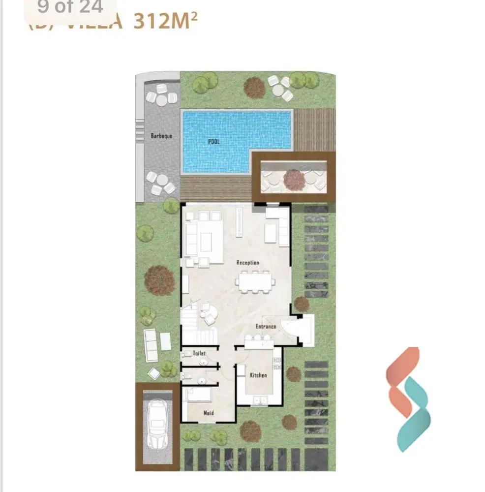 فيلا للبيع بمساحة 312 متر و 4 غرف في  الشيخ زايد الجيزة
