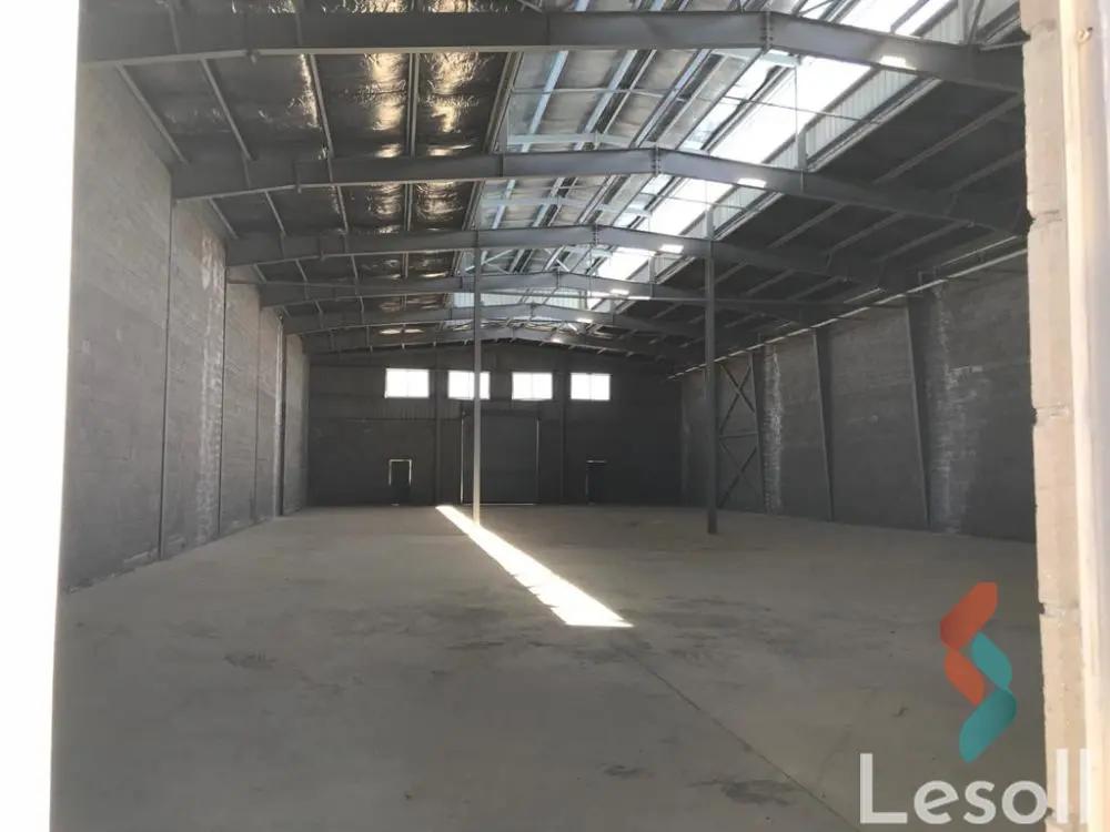 مصنع للايجار الشهري بمساحة 1,360 متر في مدينة بدر القاهرة 