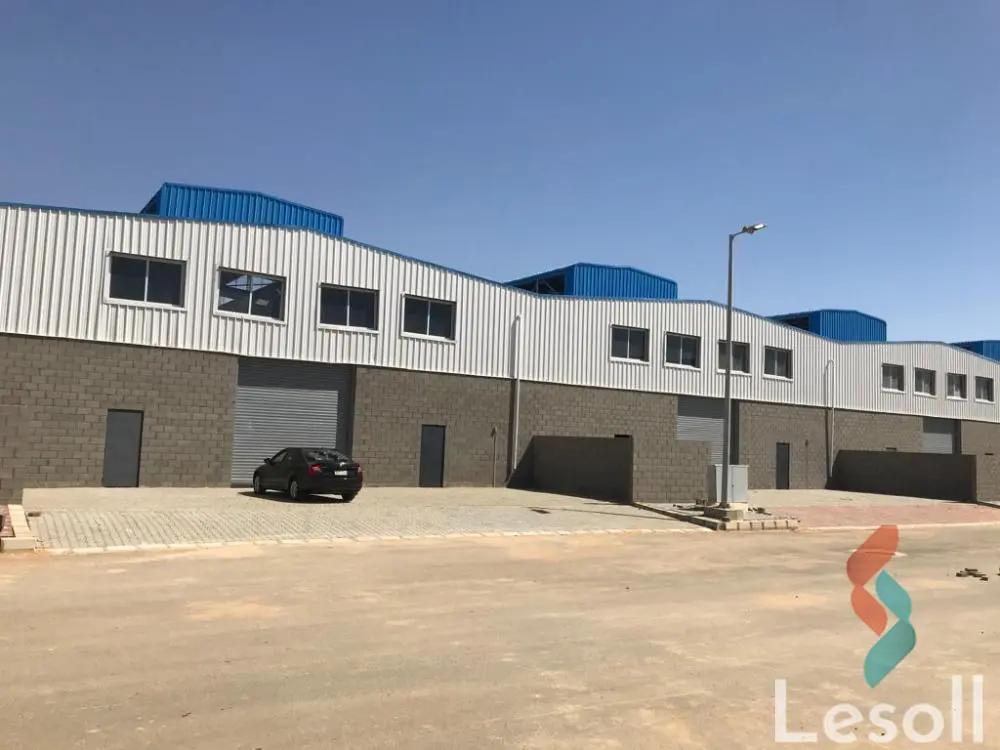 مصنع للايجار الشهري بمساحة 1,360 متر في مدينة بدر القاهرة 