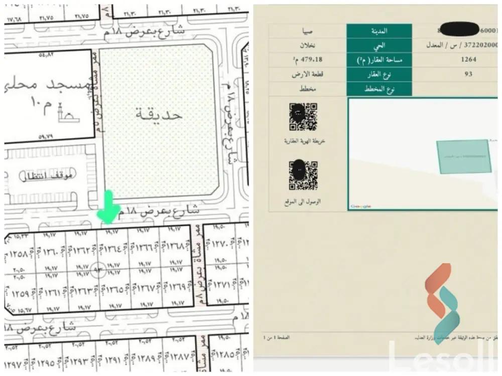 ارض مبانى للبيع بمساحة 497 متر في أبو رديس جنوب سيناء 