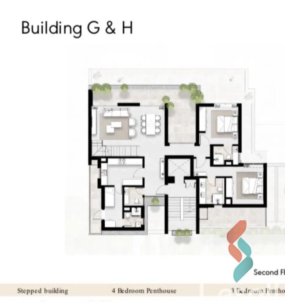 بنتهاوس للبيع بمساحة 232 متر و 4 غرف في  الشيخ زايد الجيزة