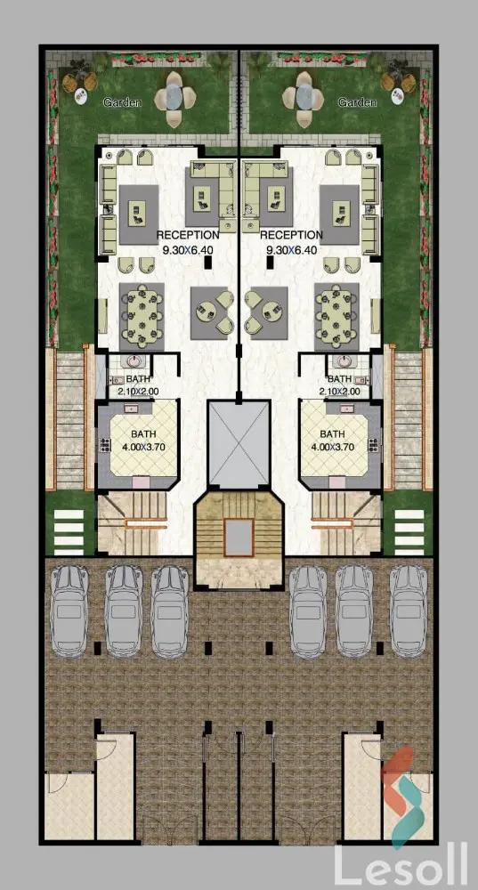 دوبلكس للبيع بمساحة 380 متر و 3 غرف في  مدينة الشروق القاهرة