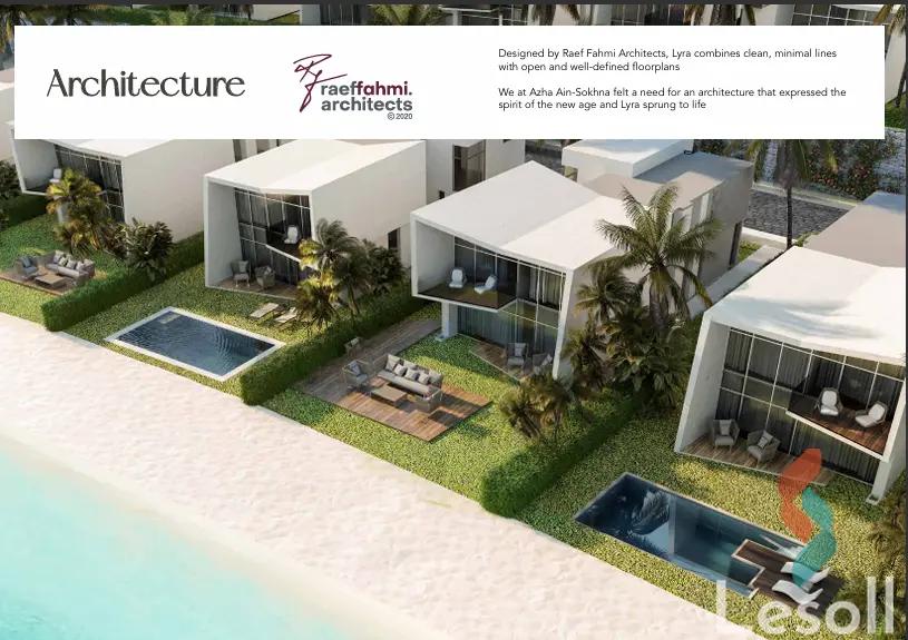 شالية للبيع بمساحة 130 متر و 3 غرف في  العين السخنة السويس