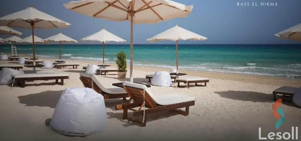 شالية للبيع بمساحة 85 متر و غرفتان في  راس الحكمة مطروح