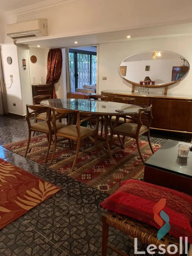 شقة للايجار السنوي بمساحة 135 متر و غرفتان في زهراء المعادي القاهرة