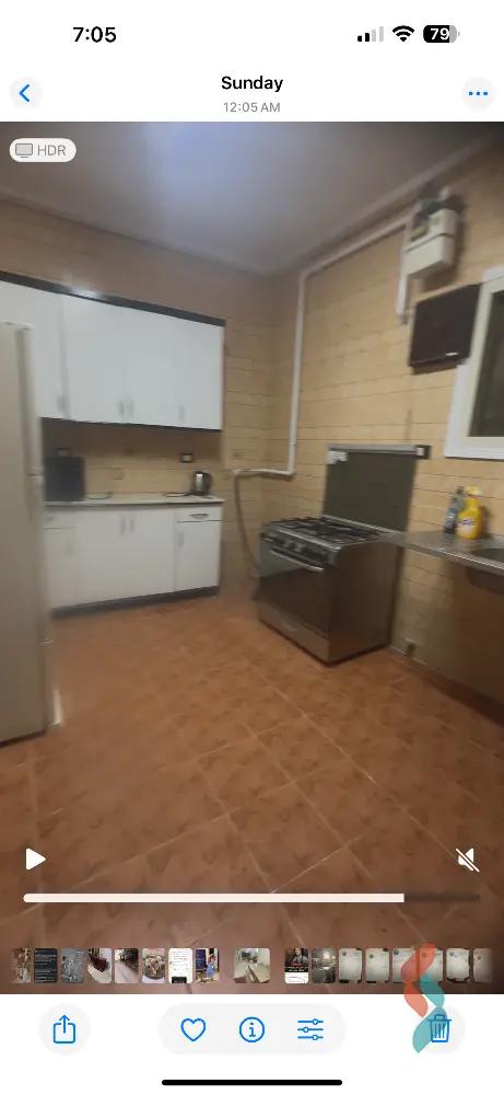 شقة للايجار الشهري بمساحة 120 متر و غرفتان في المهندسين الجيزة