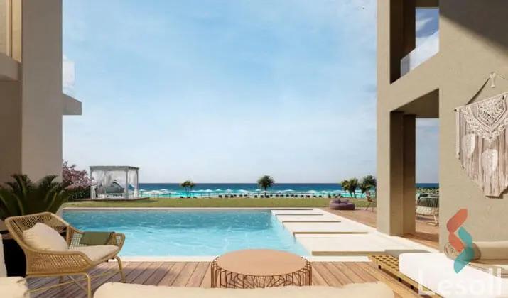 بنتهاوس للبيع بمساحة 125 متر و 3 غرف في  راس الحكمة مطروح