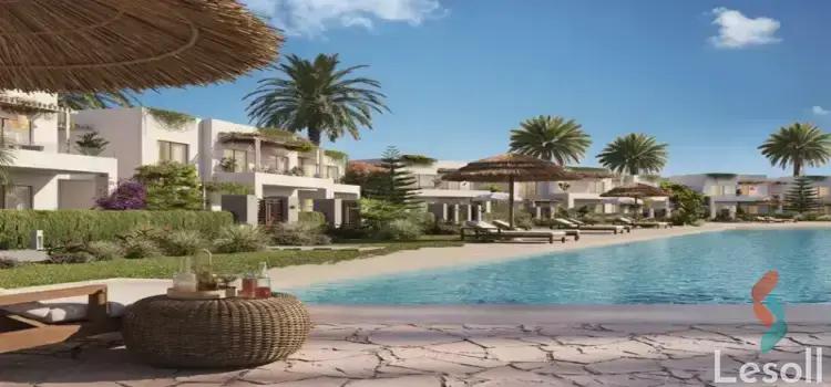 بنتهاوس للبيع بمساحة 125 متر و 3 غرف في  راس الحكمة مطروح