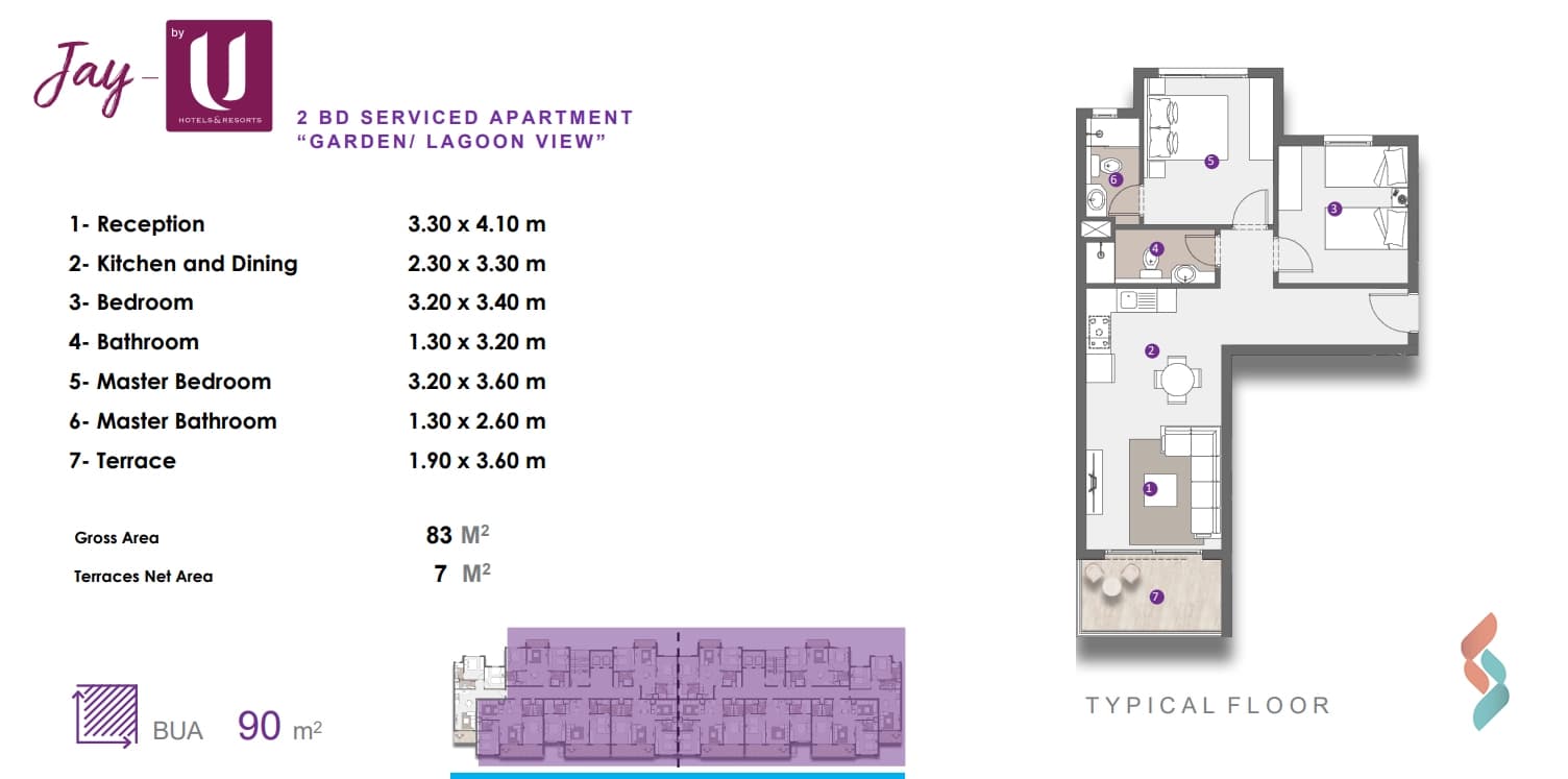 88 sqm 2-Bedroom Chalet for Sale in Jay-DOSE, North Coast,10% Down Payment - Image 4