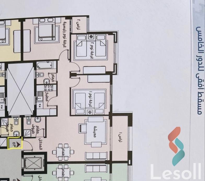 شقة للبيع بمساحة 116 متر و 3 غرف في  مدينتي القاهرة - صورة 2