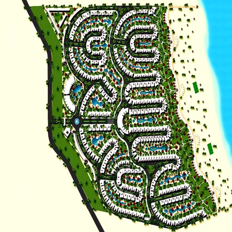 شالية للبيع بمساحة 95 متر و غرفتان في رأس سدر جنوب سيناء