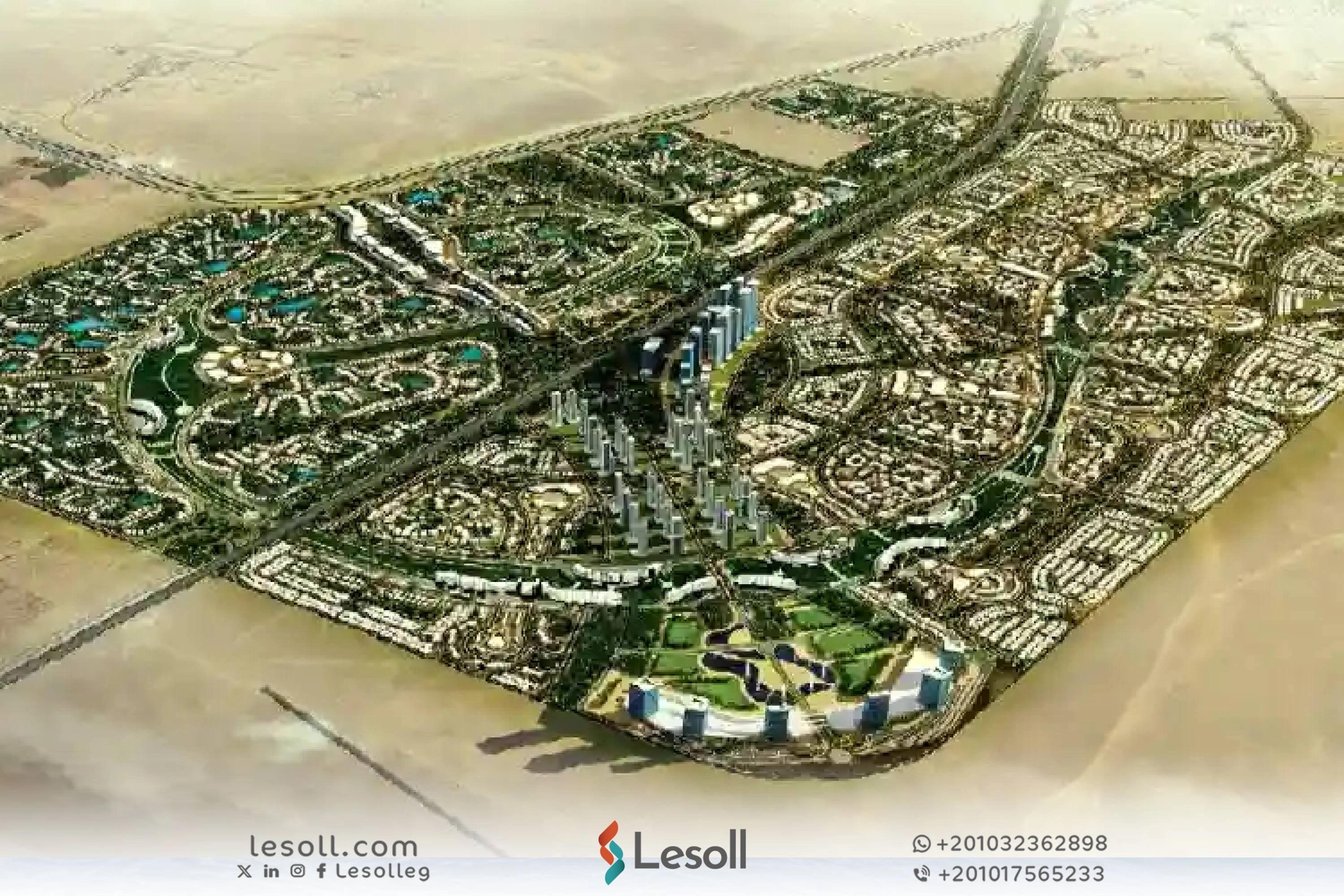 صورة مقالة: خريطة مشروع جريان الشيخ زايد