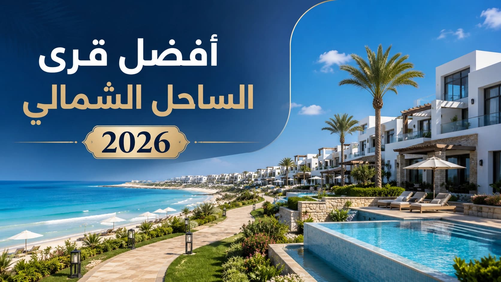 صورة مقالة: أفضل قرى الساحل الشمالي 2026