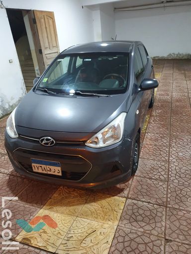 هيونداي i10 اوتوماتك مستعملة رمادي داكن موديل 2016