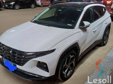 هيونداي توسان اوتوماتك مستعملة أبيض موديل 2022