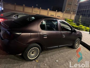 رينو لوجان اوتوماتك مستعملة بني موديل 2018
