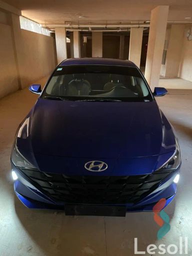 هيونداي إلنترا اوتوماتك مستعملة كحلي موديل 2022