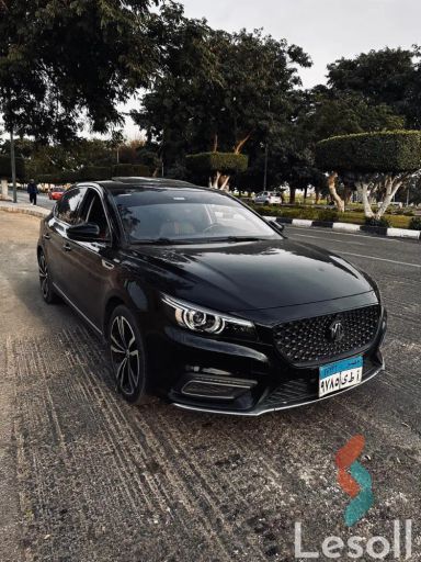 ام جى 6 تربو اوتوماتك مستعملة أسود موديل 2022