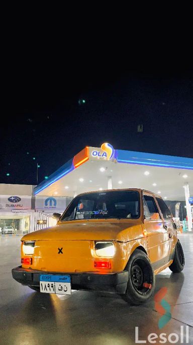 فيات فيات 500 مانيوال مستعملة برتقالي موديل 1992