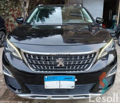 بيجو 3008 اوتوماتك مستعملة أسود موديل 2019